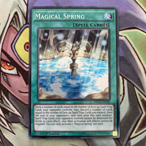 MP15-EN108 Magical Spring Secret Rare 1st Edition NM Yugioh