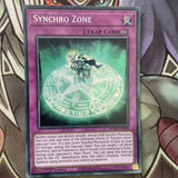 BLMR-EN048 Synchro Zone Secret Rare 1st Edition NM Yugioh Card