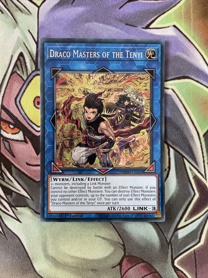 MP20-EN205 Draco Masters Of The Tenyi 1st Edition Near Mint Yugioh Card