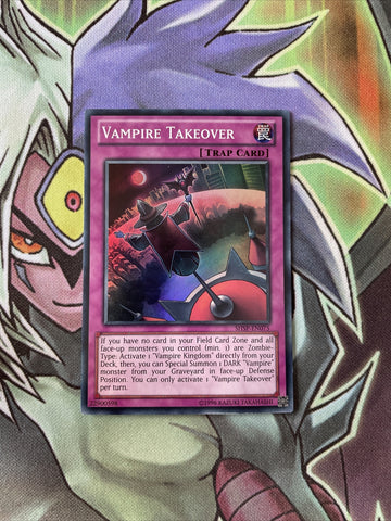 SHSP-EN075 Vampire Takeover Super Rare UNL Edition NM Yugioh Card