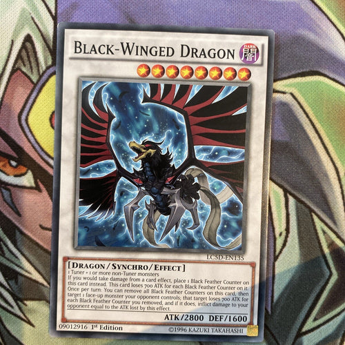 LC5D-EN135 Black-Winged Dragon Common 1st Edition NM Yugioh Card