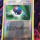 Pokemon Great Ball - 85/100 - Uncommon Reverse Holo Near Mint Diamond & Pearl
