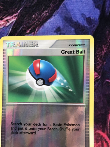Pokemon Great Ball - 85/100 - Uncommon Reverse Holo Near Mint Diamond & Pearl (back)