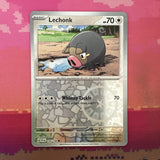 Pokemon Card Lechonk Scarlet & Violet Reverse Holo 156/198 Near Mint