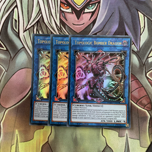 DUDE-EN025 x3 Topologic Bomber Dragon Ultra Rare Excellent Condition Yugioh