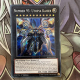BLHR-EN093 Number 93: Utopia Kaiser Secret Rare 1st Edition NM Yugioh