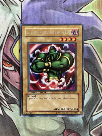 MDP2-EN007 La Jinn The Mystical Genie Of The Lamp Rare Unlimited Ed Yugioh Card