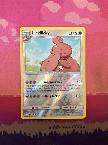 Pokemon Card Lickilicky Ultra Prism Reverse Holo Rare 103/156 Near Mint