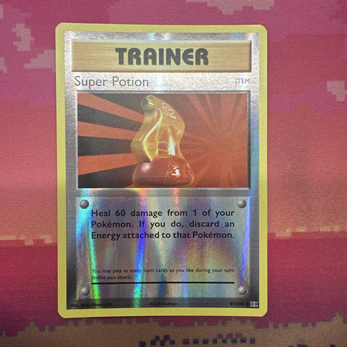 Pokemon Card Super Potion Evolutions Reverse Holo 87/108 NM