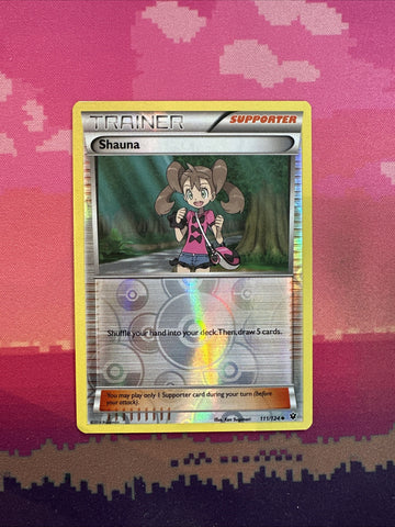 Pokemon Card Shauna Fates Collide Reverse Holo 111/124 Near Mint