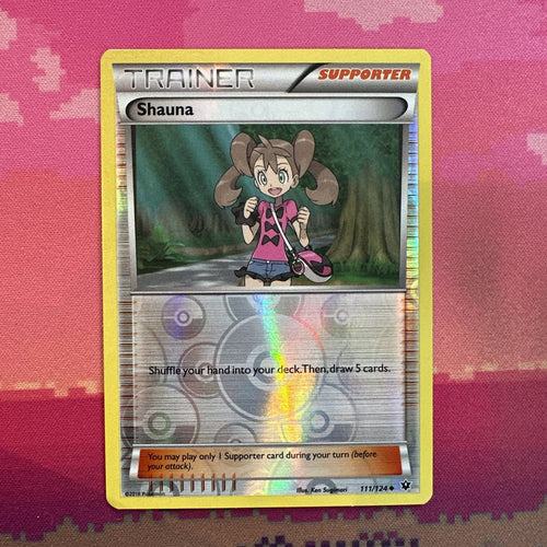 Pokemon Card Shauna Fates Collide Reverse Holo 111/124 Near Mint