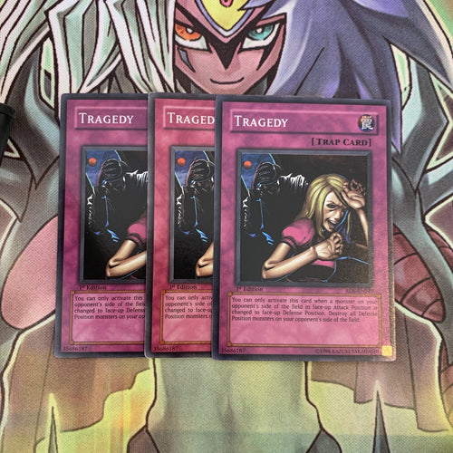 RDS-EN049 x3 Tragedy Super Rare Excellent Condition Yugioh