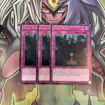 RATE-EN068 x3 Lost Wind Rare Excellent Condition Yugioh