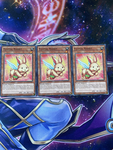MP15-EN143 x3 Fluffal Rabbit Yugioh Playset