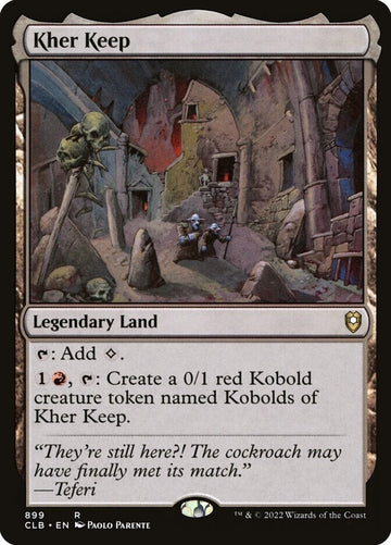 Kher Keep - Commander Legends: Battle for Baldur's Gate Excellent Magic MTG