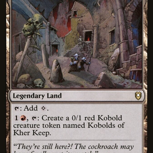 Kher Keep - Commander Legends: Battle for Baldur's Gate Excellent Magic MTG