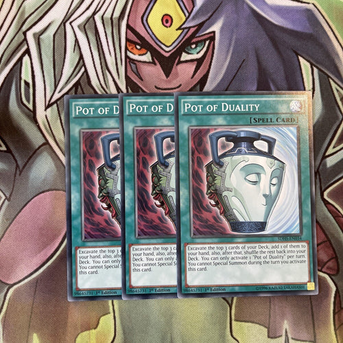 SDHS-EN034 x3 Pot of Duality Common Excellent Condition Yugioh