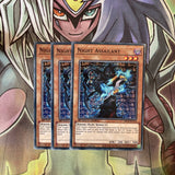 SBCB-EN114 x3 Night Assailant Common Excellent Condition Yugioh