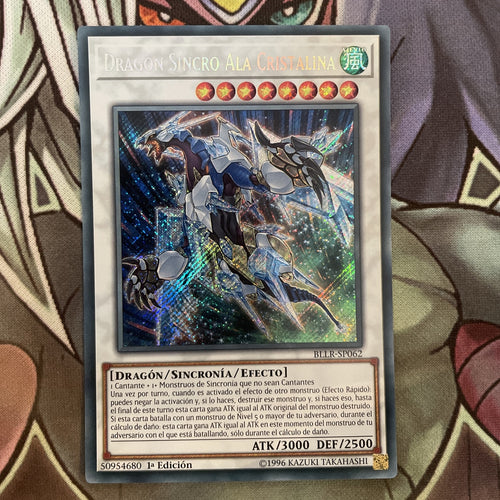 BLLR-SP062 Clear Wings Synchro Dragon Secret Rare 1st Edition NM Yugioh SPANISH