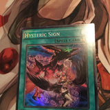 MP14-EN041/LTGY-EN065  Yugioh Super Rare Hysteric Sign!
