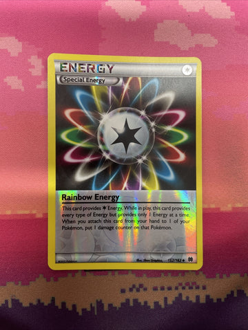 Pokemon Card Rainbow Energy Breakthrough Reverse Holo 152/162 NM