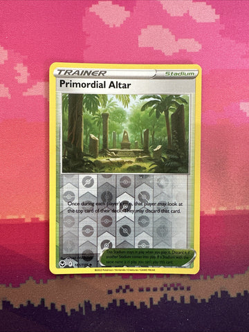 Pokemon Card Primordial Altar Silver Tempest Reverse Holo 161/195 NM