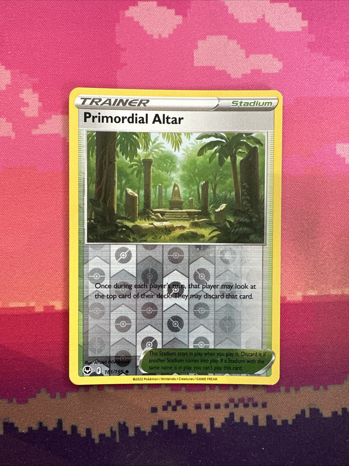 Pokemon Card Primordial Altar Silver Tempest Reverse Holo 161/195 NM