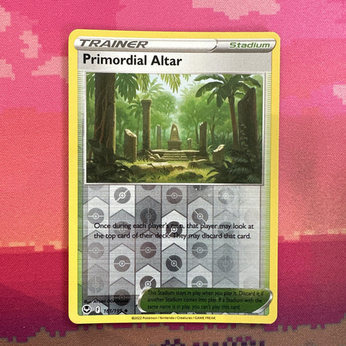 Pokemon Card Primordial Altar Silver Tempest Reverse Holo 161/195 NM