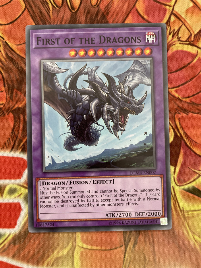 DEM4-EN007 YuGiOh - First of the Dragons - Common - Near Mint