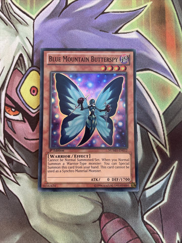 NUMH-EN012 Blue Mountain Butterspy Super Rare 1st Edition NM Yugioh Card
