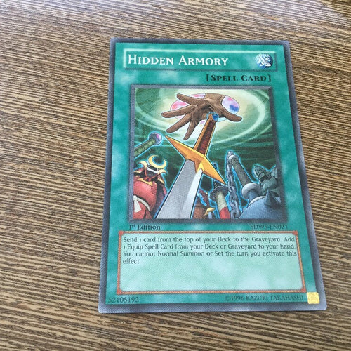 SDWS-EN021 Hidden Armory Yugioh Trading Card 1st Edition Spell Card!
