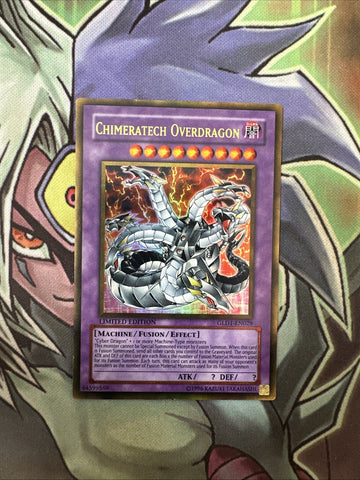 GLD1-EN029 Chimeratech Overdragon Gold Rare Limited Edition NM Yugioh Card
