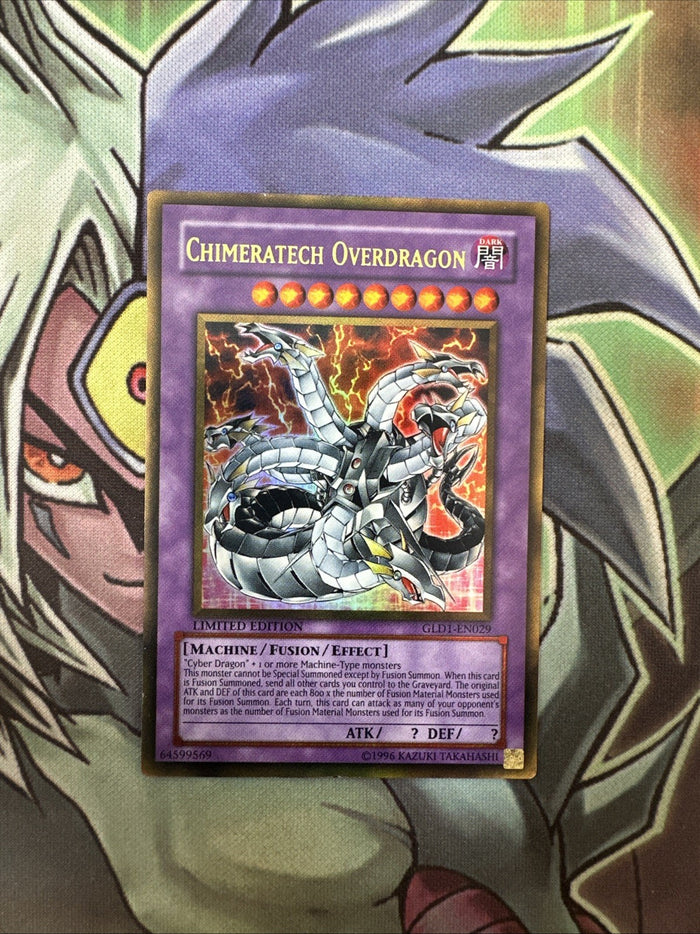 GLD1-EN029 Chimeratech Overdragon Gold Rare Limited Edition NM Yugioh Card