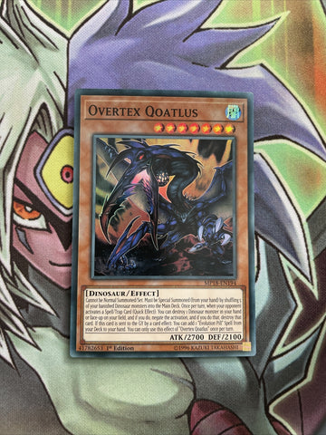 MP18-EN194 Overtex Qoatlus Super Rare 1st Edition NM Yugioh Card