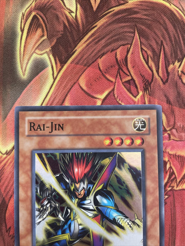 CSOC-EN084 Rai-Jin - Super Rare - 1st Edition Yugioh (back)