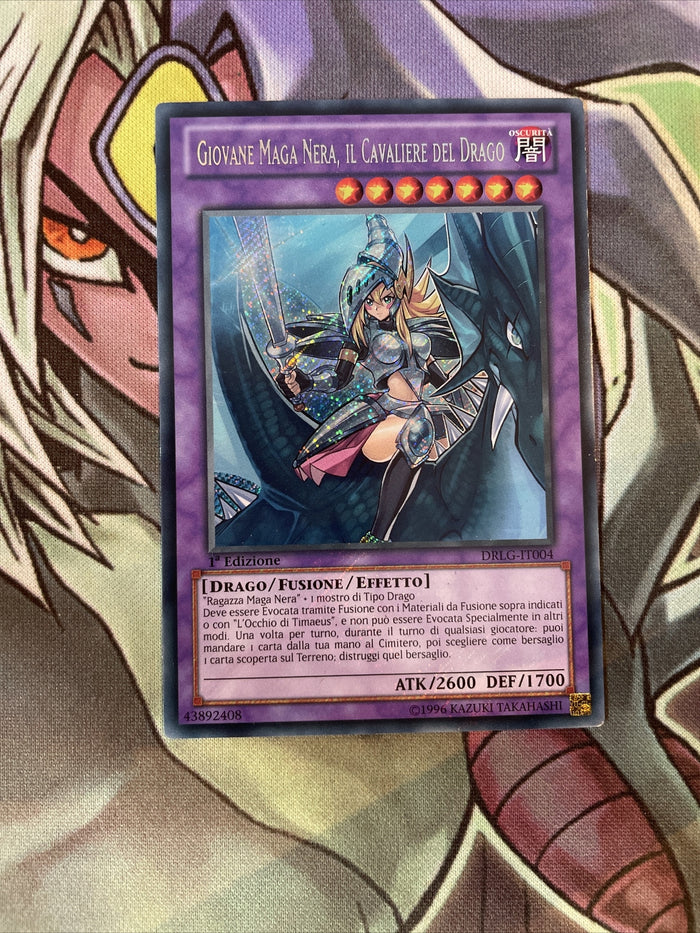 DRLG-IT004 Dark Magician Girl The Dragon Knight ITALIAN Secret 1st Ed NM Yugioh