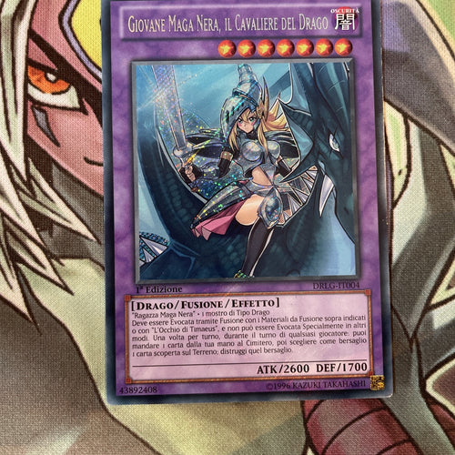 DRLG-IT004 Dark Magician Girl The Dragon Knight ITALIAN Secret 1st Ed NM Yugioh