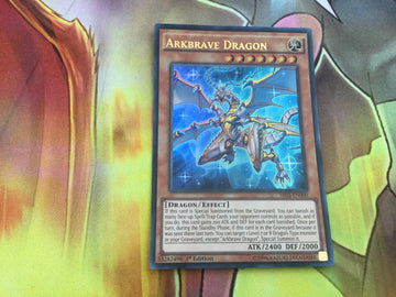 SR02-EN000 Yugioh Ultra Rare Arkbrave Dragon 1st Edition (NM)