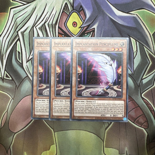 OP18-EN021 x3 Impcantation Penciplume Common Excellent Condition Yugioh