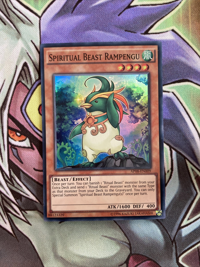 AP08-EN009 Spiritual Beast Rampengu Super Rare UNL Edition NM Yugioh Card