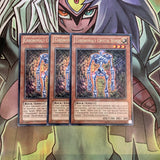 REDU-EN012 x3 Chronomaly Crystal Bones Rare Excellent Condition Yugioh