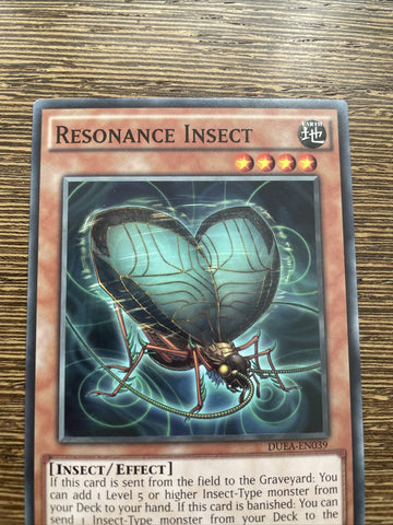 DUEA-EN039 Resonance Insect Common 1st Edition Mint Yugioh! Card (back)