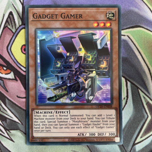 OP20-EN008 Gadget Gamer Super Rare Unlimited Edition NM Yugioh Card