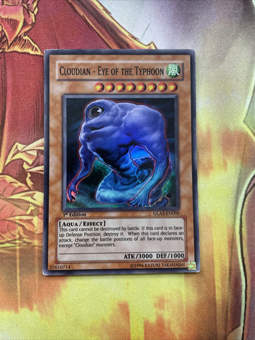 GLAS-EN005 Cloudian - Eye of the Typhoon - Super Rare - 1st Edition - YuGiOh