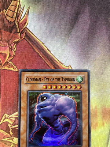 GLAS-EN005 Cloudian - Eye of the Typhoon - Super Rare - 1st Edition - YuGiOh (back)