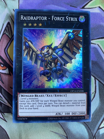 OP14-EN008 Raidraptor - Force Strix Super Rare Near Mint Yugioh Card