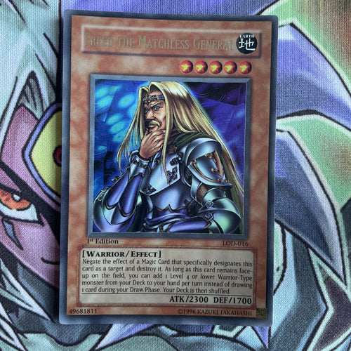 LOD-016 Freed The Matchless General Ultra Rare 1st Edition Near Mint Yugioh