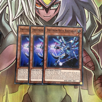 MP21-EN237 x3 Drytron Beta Rastaban Super Rare Excellent Conditon Yugioh