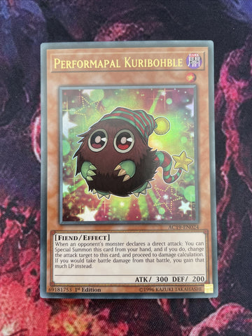 AC19-EN024 Yugioh Ultra Rare Performapal Kuribohble 1st Edition (NM)