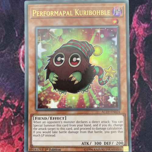 AC19-EN024 Yugioh Ultra Rare Performapal Kuribohble 1st Edition (NM)